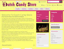 Tablet Screenshot of dutchcandystore.com